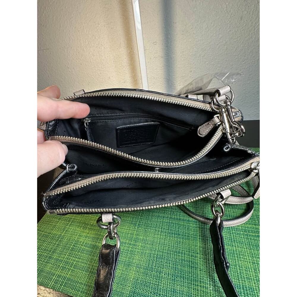 Coach Mini Christie Carryall with Contrast Trim (Style F57487) - Picture 8 of 8